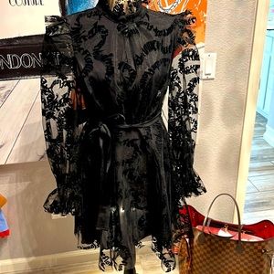 Brand New/Tags Zimmermann Black Dress